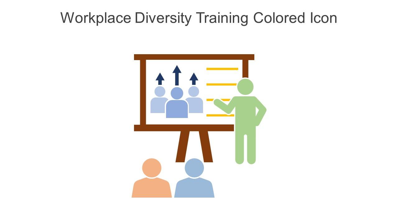 Workplace Diversity Training Colored Icon In Powerpoint Pptx Png And Editable Eps Format
