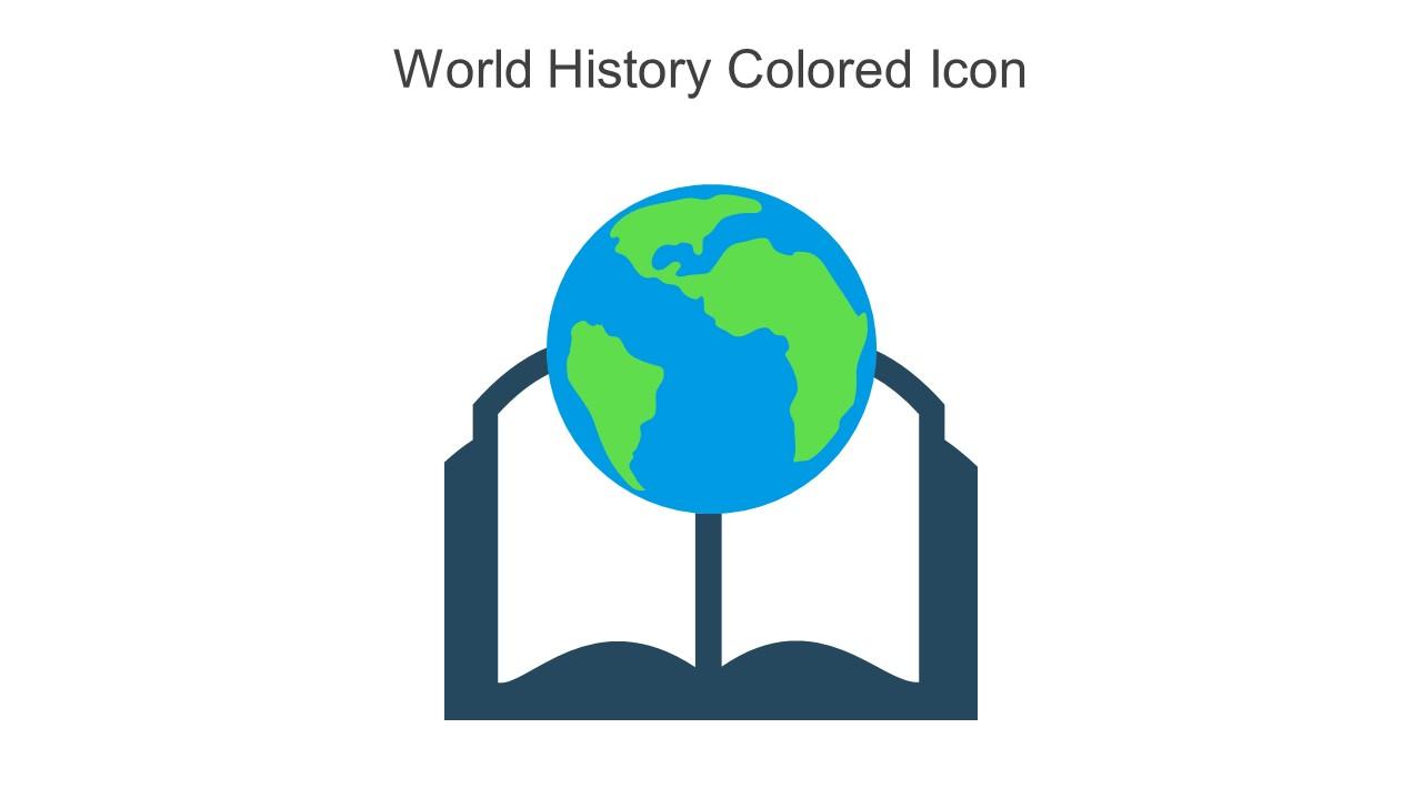 World History Colored Icon In Powerpoint Pptx Png And Editable Eps Format Slide01