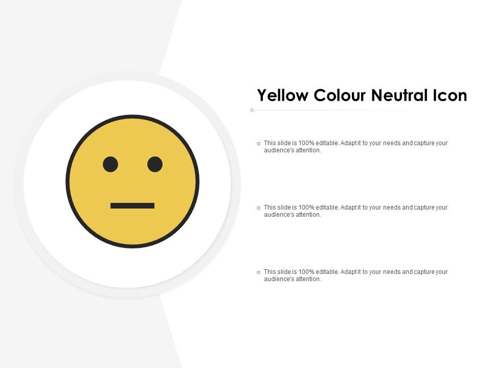 Yellow colour neutral icon Slide01