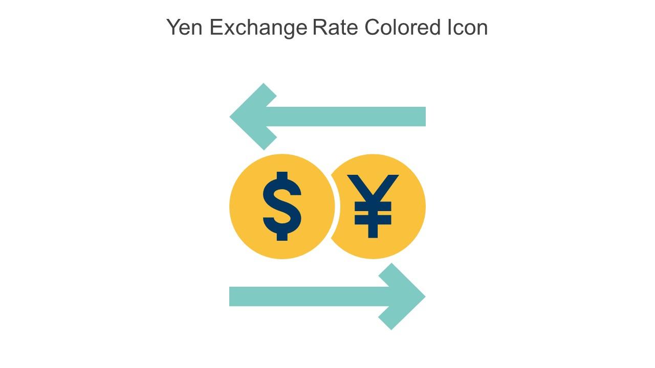 Yen Exchange Rate Colored Icon In Powerpoint Pptx Png And Editable Eps Format Slide01