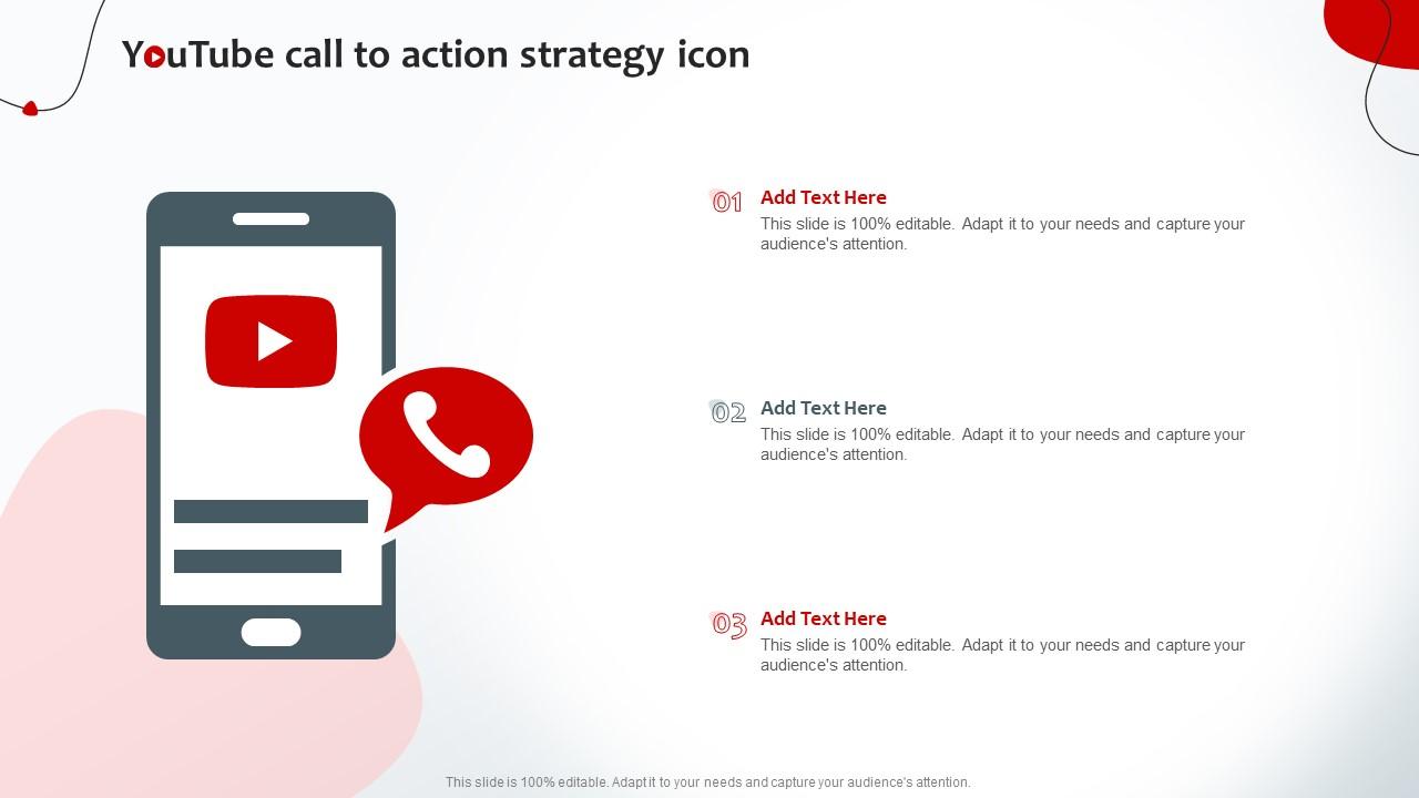 Youtube Call To Action Strategy Icon Slide01