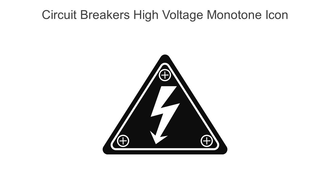 Circuit Breakers High Voltage Monotone Icon In Powerpoint Pptx Png And Editable Eps Format