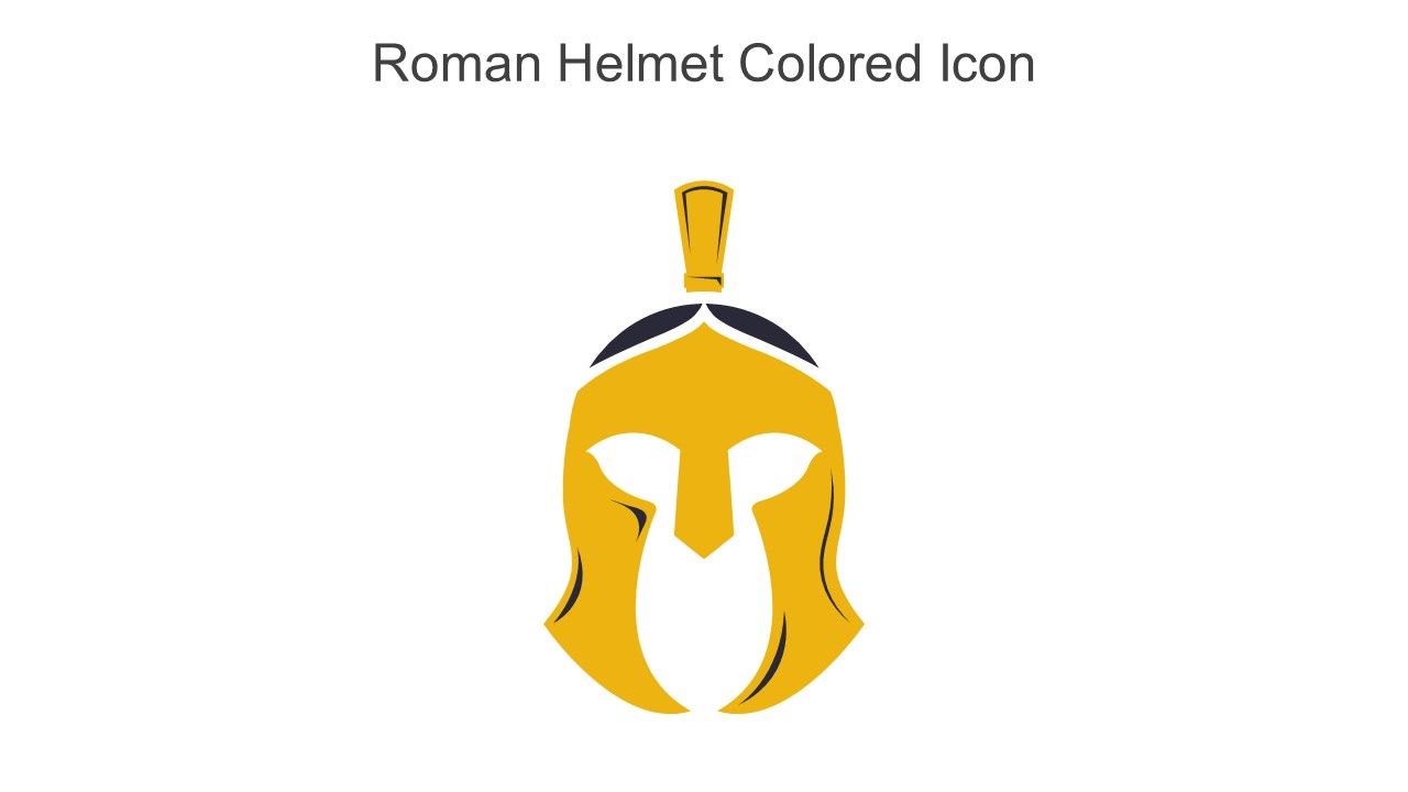 Roman Helmet Colored Icon In Powerpoint Pptx Png And Editable Eps Format