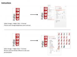 0115 3d man with cubes with plan text ppt graphics icons