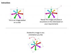 0514 circle of twisted multicolored arrows image graphics for powerpoint
