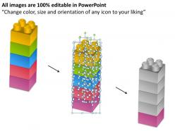 0620 technology strategy consulting multicolor lego blocks diagram 5 stages powerpoint slides
