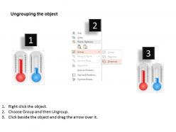 0714 business consulting 3d icons with thermometer diagram powerpoint slide template
