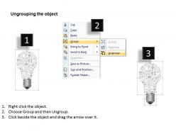 0714 business consulting bulb with icons technology illustration powerpoint slide template