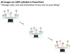 0714 business consulting business diagram with icons powerpoint slide template