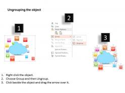 0814 business consulting diagram diagram of business icons around cloud powerpoint slide template
