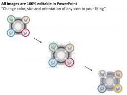 0814 business consulting diagram icons displaying thinking process of human brain powerpoint slide template