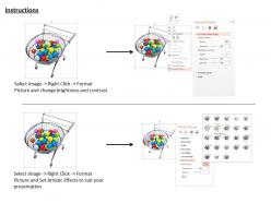0814 cart full with multicolored balls shows shopping image graphics for powerpoint