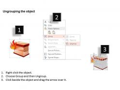 0814 icon of a firewall to separate the internal network from the external world ppt slides
