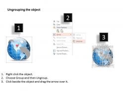 0914 business plan 3d world arrow enclosed globe with location icon powerpoint presentation template