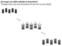 0914 business plan dominoes five icons strategy process image powerpoint template