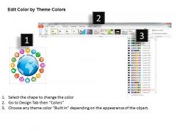 0914 business plan social media icons globe powerpoint presentation template