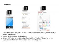 0914 editable icon image of wireless mobile phone android iphone ppt slide