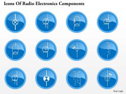 0914 icons of radio electronics components 3 ppt slide