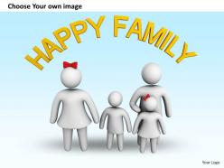 1013 3d happy family stay together ppt graphics icons powerpoint