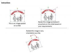 1013 3d happy family stay together ppt graphics icons powerpoint