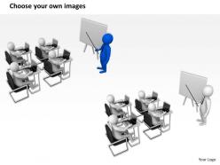 1013 3d illustration of training session ppt graphics icons powerpoint