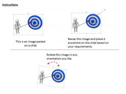 1013 3d man business goal concept ppt graphics icons powerpoint