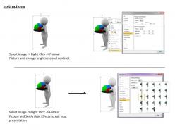 1013 3d man showing brain power ppt graphics icons powerpoint