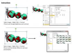 1013 3d man showing globes ppt graphics icons powerpoint