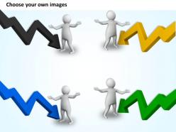 1013 3d man with falling arrow ppt graphics icons powerpoint