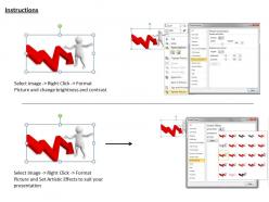 1013 3d man with falling arrow ppt graphics icons powerpoint