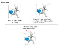 1013 3d man with urgent letter ppt graphics icons powerpoint