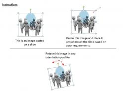 1013 3d team sharing business idea ppt graphics icons powerpoint