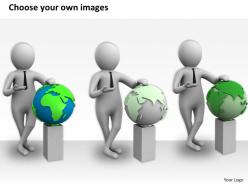 1113 3d business man with globe ppt graphics icons powerpoint