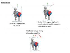 1113 3d business man with globe ppt graphics icons powerpoint