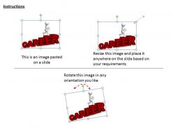 1113 3d illustration of career path ppt graphics icons powerpoint