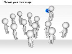 1113 3d leader making an announcement with red megaphone ppt graphics icons powerpoint