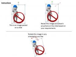 1113 3d man giving warning ppt graphics icons powerpoint