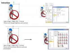 1113 3d man giving warning ppt graphics icons powerpoint