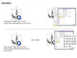 1113 3d man running on the gears ppt graphics icons powerpoint