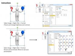 1113 3d man with an idea ppt graphics icons powerpoint