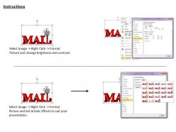 1113 3d man writing mail ppt graphics icons powerpoint