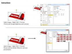 1113 3d team working for solution ppt graphics icons powerpoint