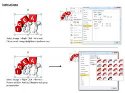 1113 3d team working on an idea ppt graphics icons powerpoint