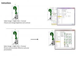 1113 3d worried man with question mark ppt graphics icons powerpoint