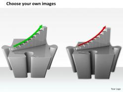 1113 bar graph on puzzle piece ppt graphics icons powerpoint