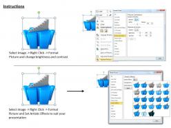 1113 bar graph on puzzle piece ppt graphics icons powerpoint