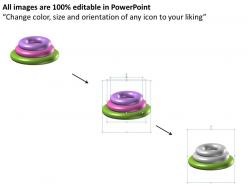 1113 business ppt diagram three staged multicolored diagram powerpoint template