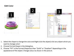 1113 business ppt diagram three staged multicolored diagram powerpoint template