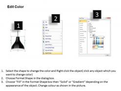 1214 bulb with multiple icons for business and sales powerpoint presentation