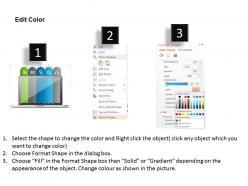 1214 five staged technology icon process diagram powerpoint template